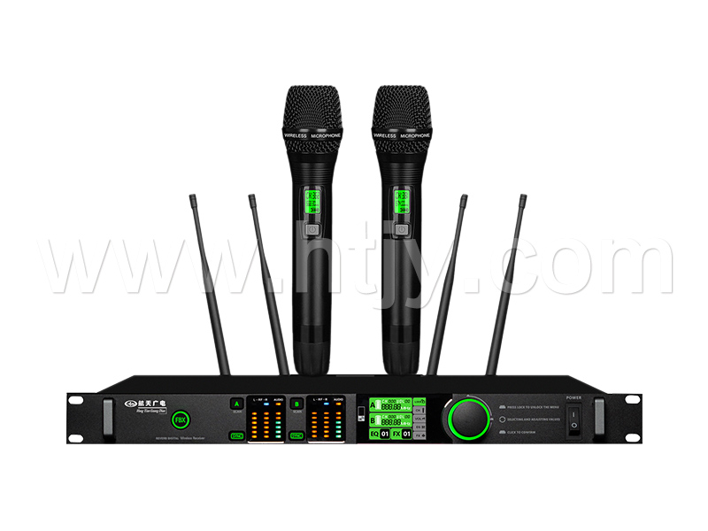 无线一拖二手持话筒 HT-RY107